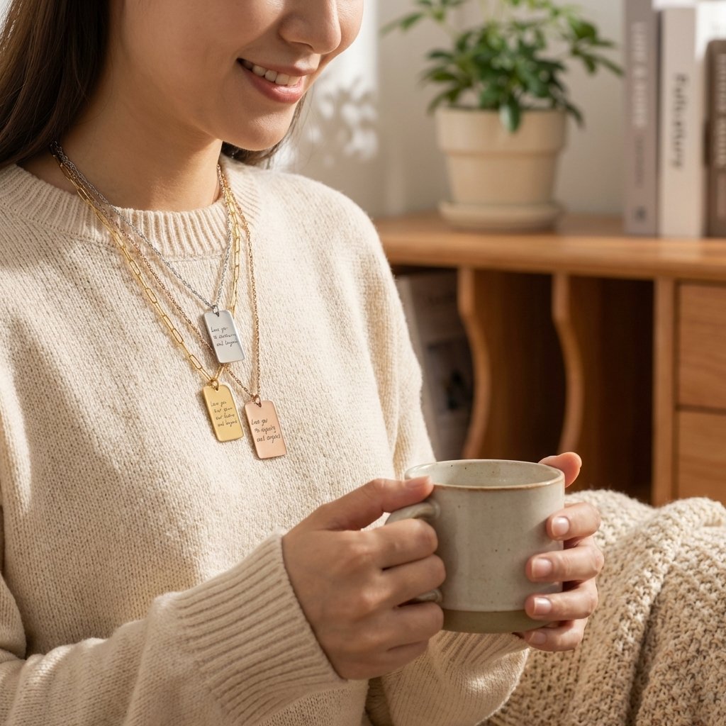 Personalized Handwriting Necklace | Custom Memorial Jewelry