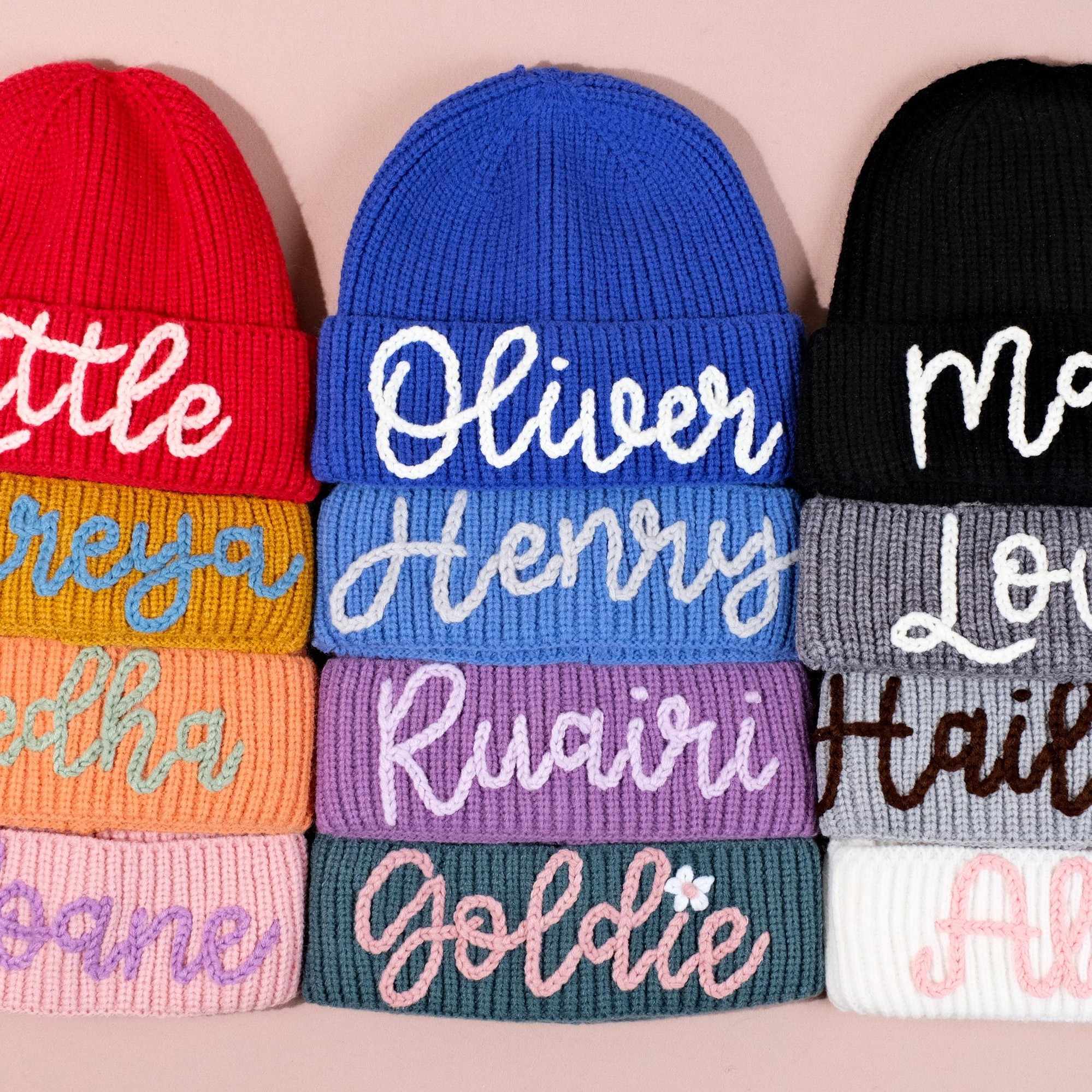Signature Artisanal Personalized Baby Beanie