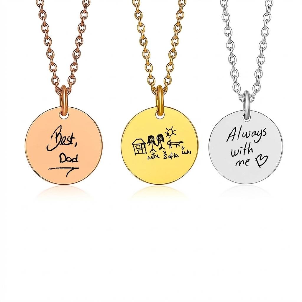 Custom Handwriting Necklace - Personalized Signature Jewelry