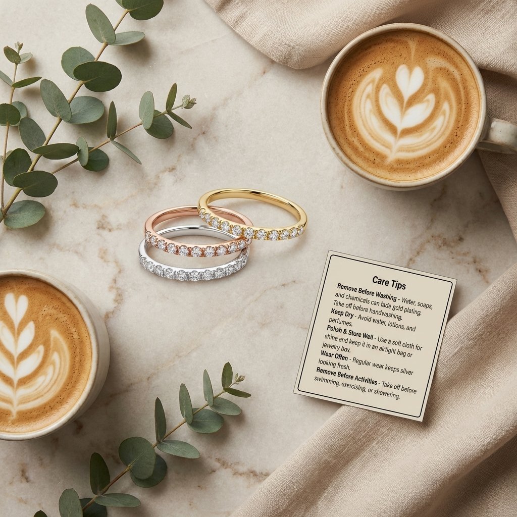 Personalized Birthstone Stacking Ring - 925 Sterling Silver