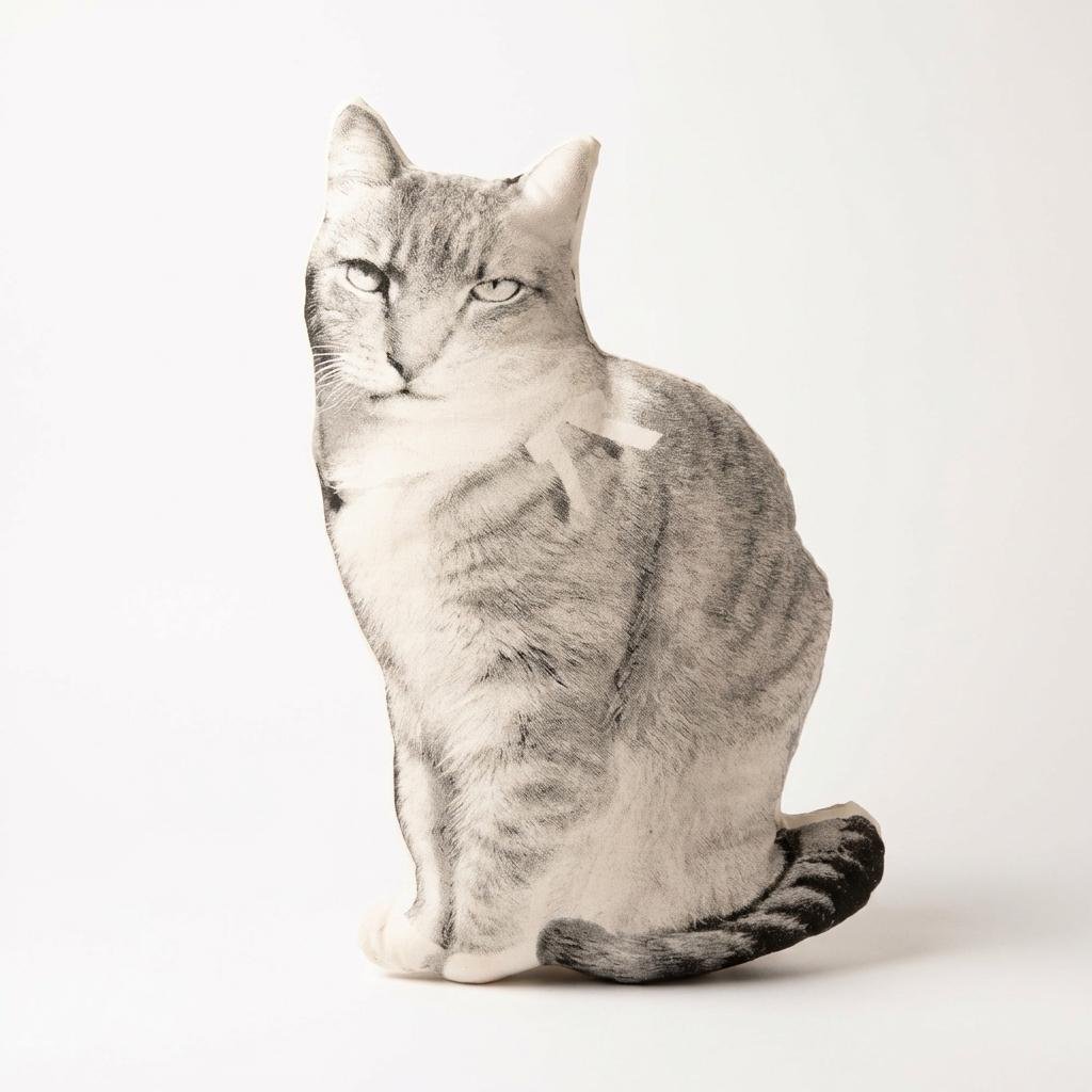 Custom Pet Shape Pillow - Personalized Dog & Cat Portrait