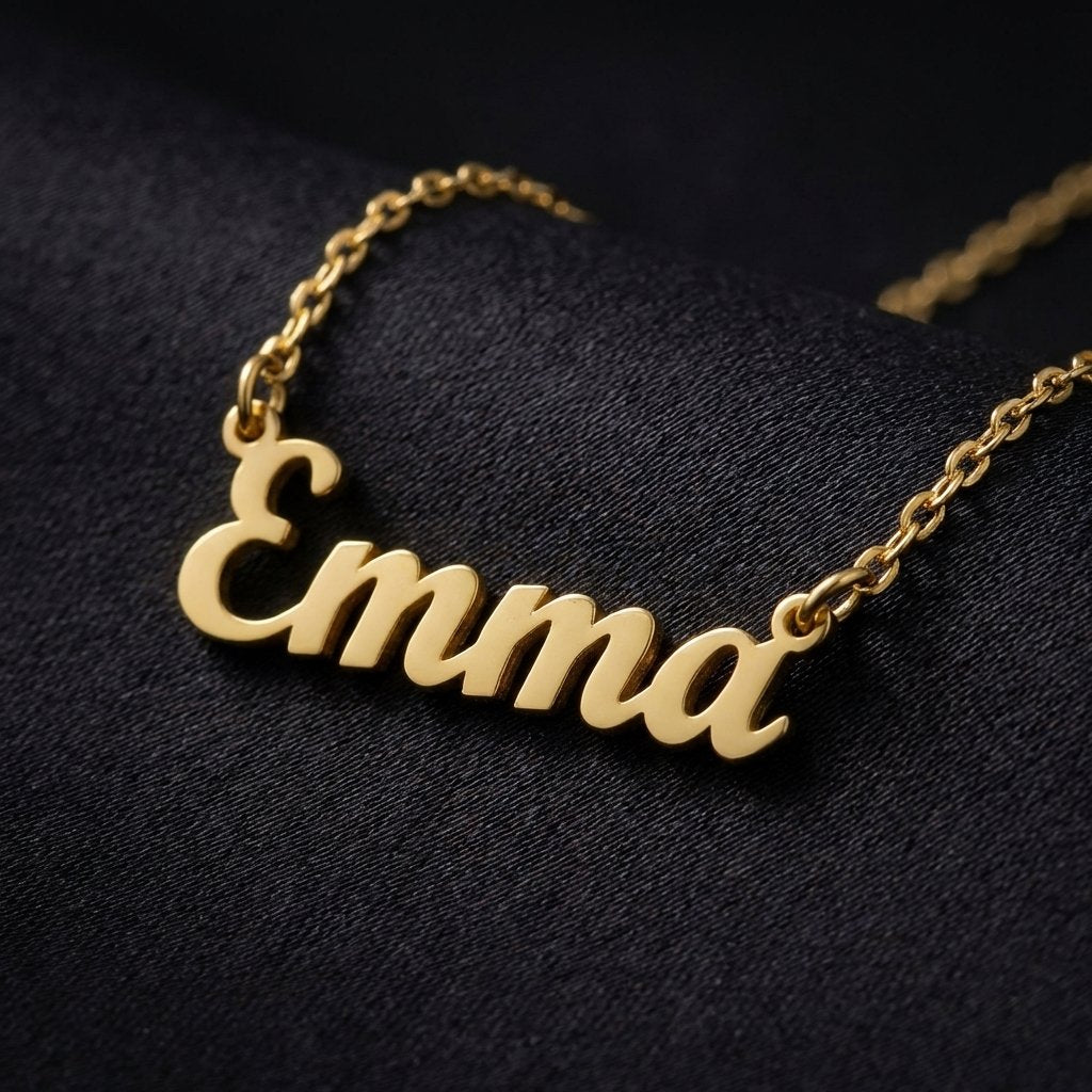 Personalized 14k Gold Name Necklace - Dainty Script Jewelry