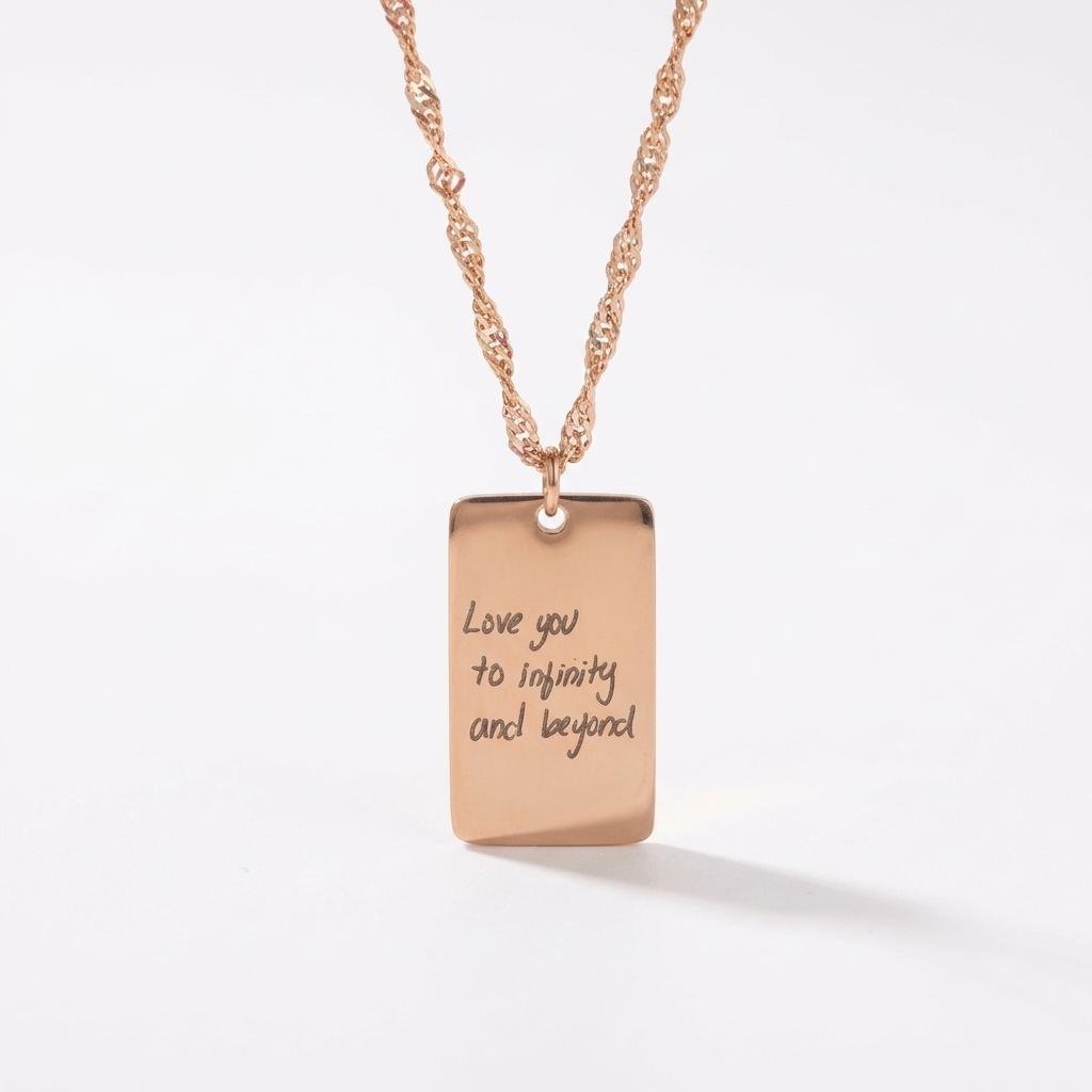 Personalized Handwriting Necklace | Custom Memorial Jewelry