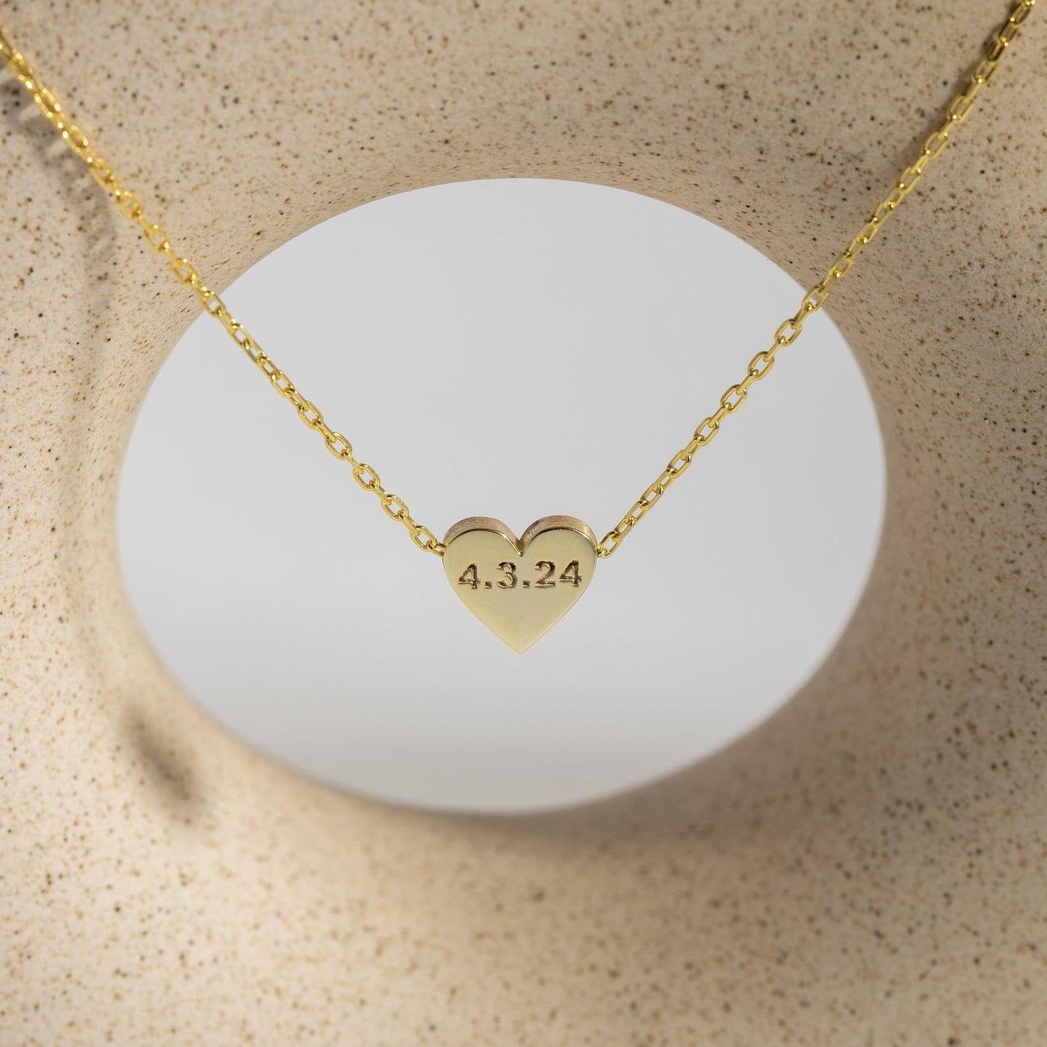 Timeless Personalized Heart Necklace