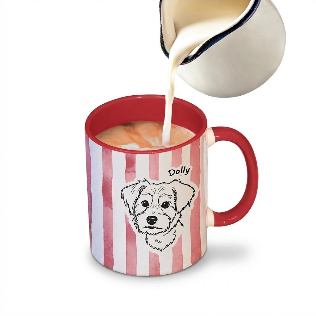 Custom Pet Portrait Mug | Artisan Hand-Drawn Dog & Cat Gift