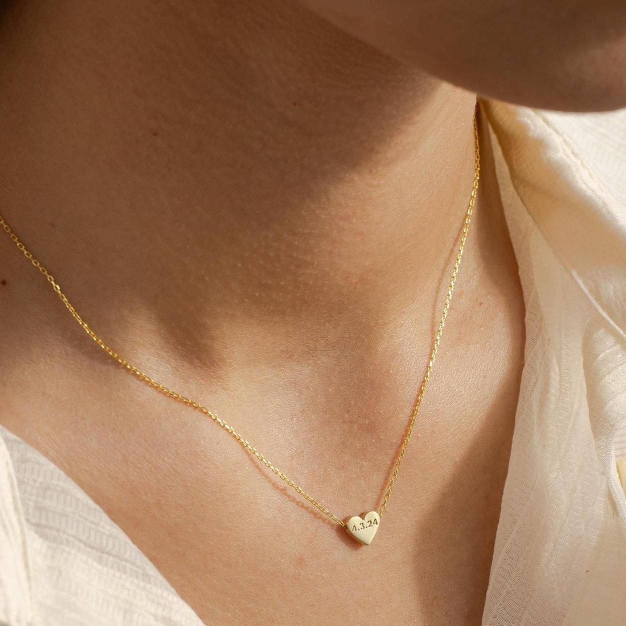 Timeless Personalized Heart Necklace