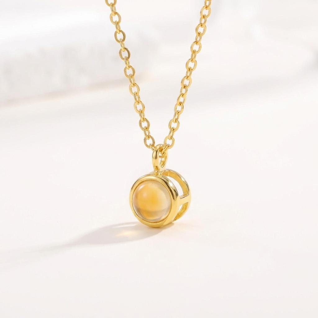 Personalized Photo Projection Necklace - Eternal Memory Pendant