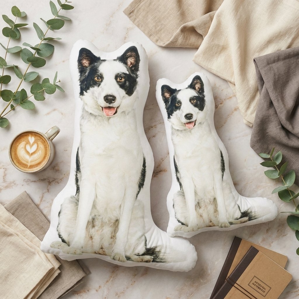 Custom Pet Photo Pillow - Personalized Dog & Cat Cushion