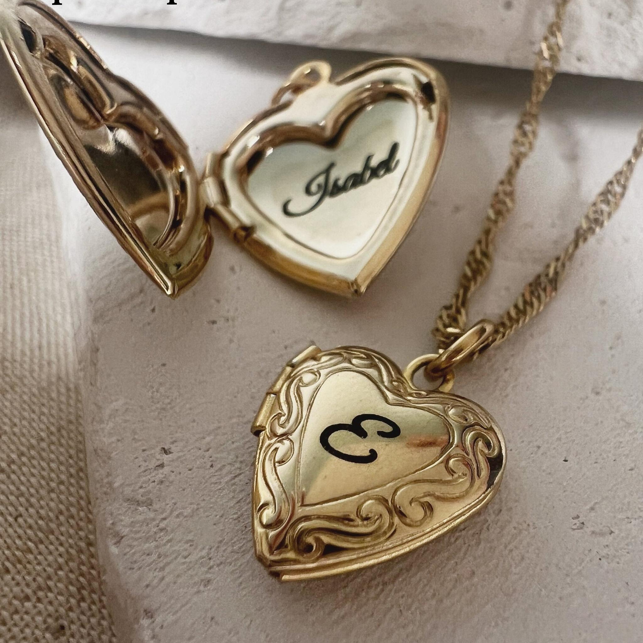 Bespoke Personalized Heart Locket