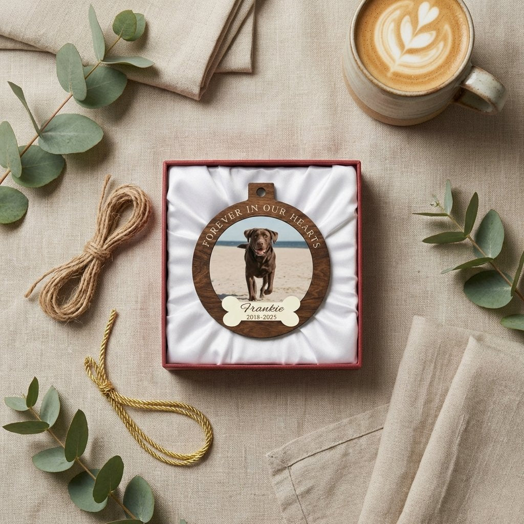 Personalized Dog Memorial Photo Ornament | iMade4U