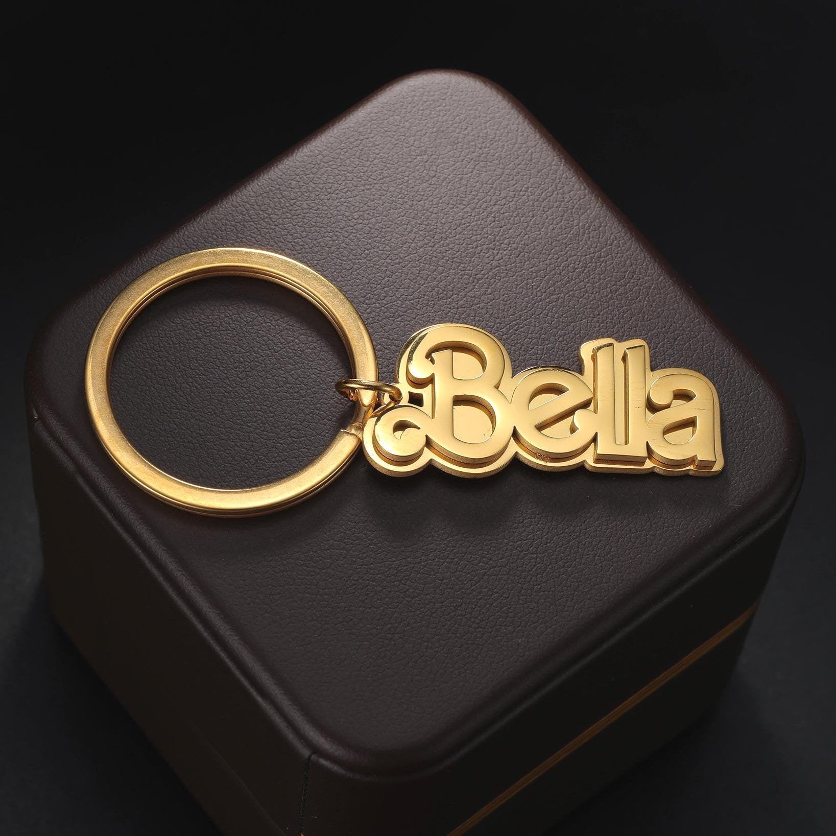 Signature Script Personalized Name Keychain