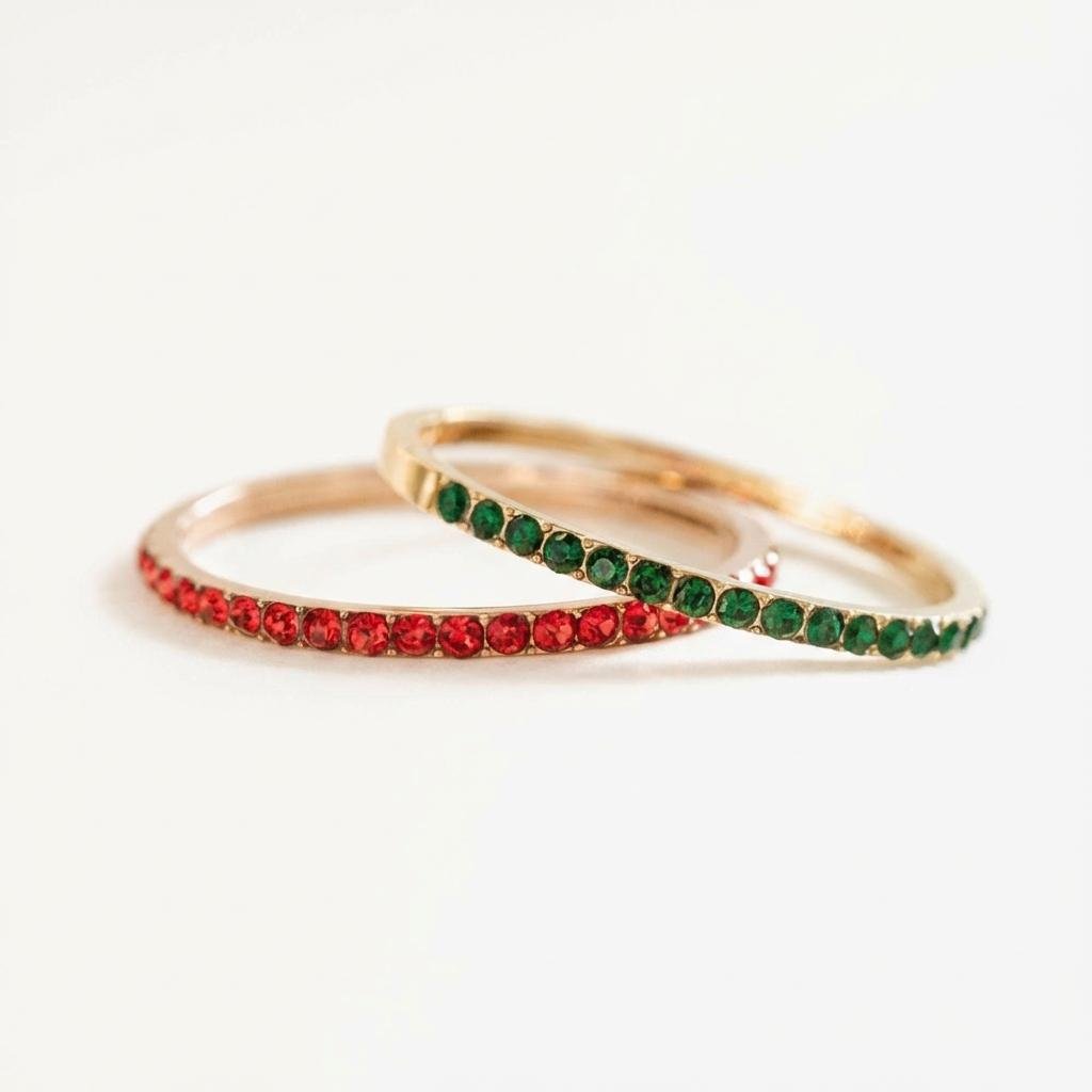 Personalized Birthstone Eternity Ring - Custom Family Band