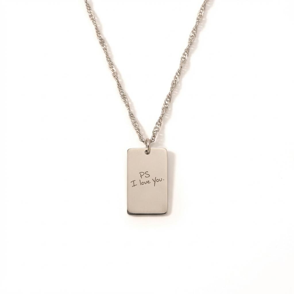 Personalized Handwriting Necklace | Custom Memorial Jewelry