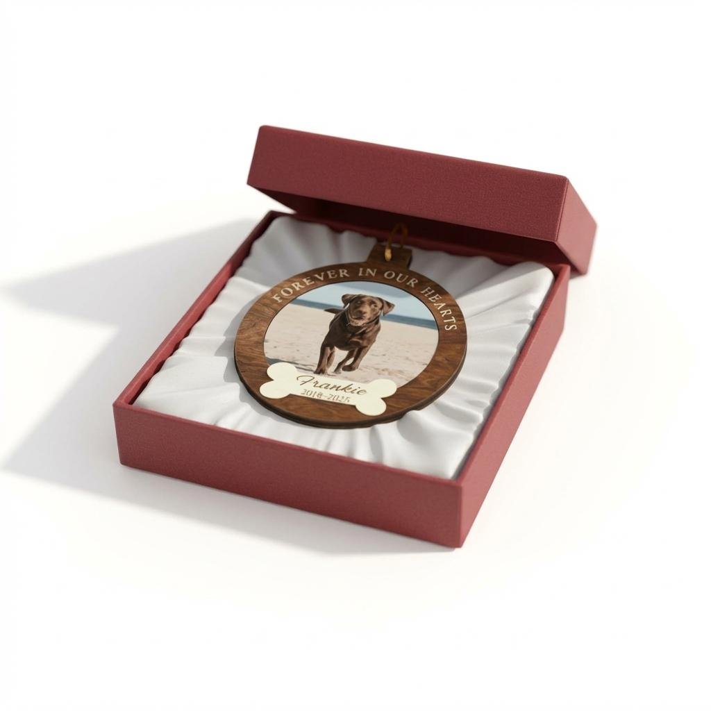 Personalized Dog Memorial Photo Ornament | iMade4U