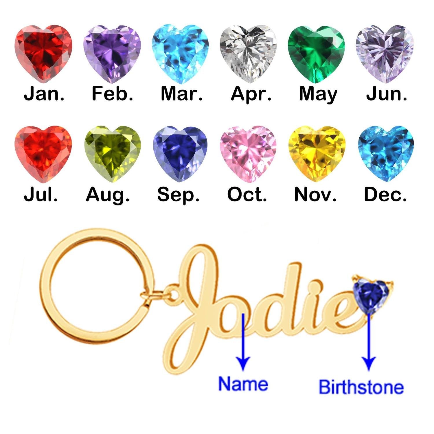 Signature Script Artisan Personalized Name Keychain