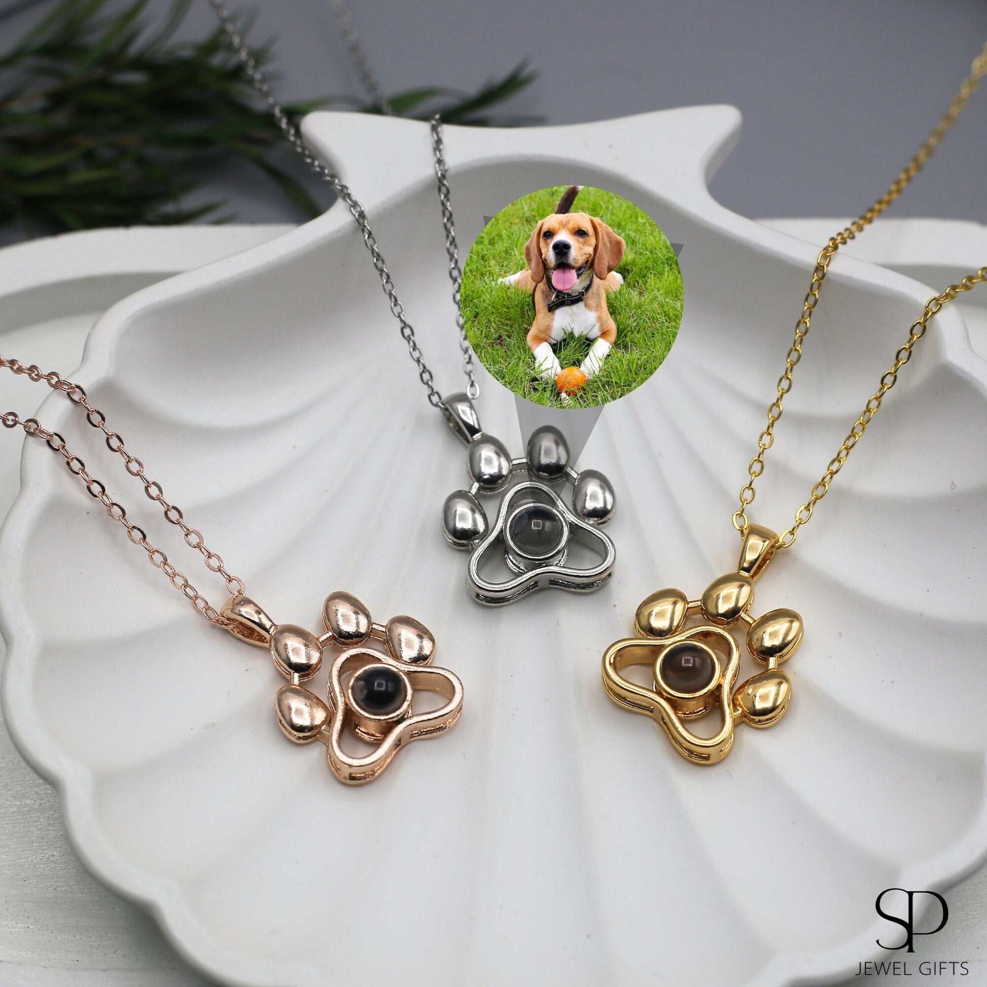 Eternal Bond Photo Projection Necklace