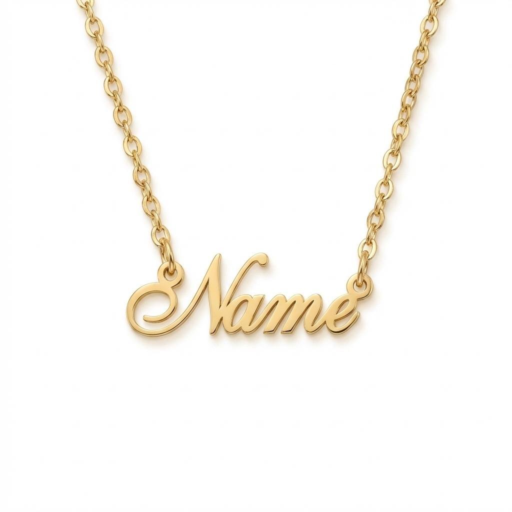 Personalized Gold Name Necklace - Dainty Script Jewelry
