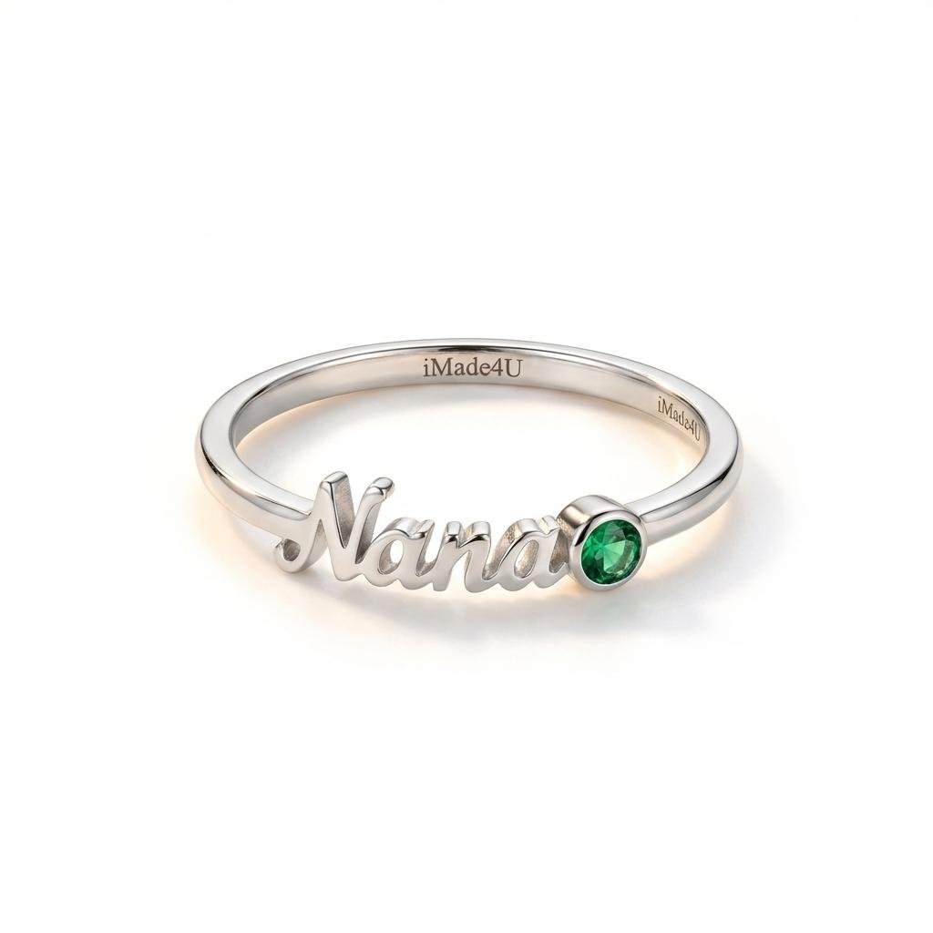 Custom Birthstone Name Ring | Personalized Jewelry for Her