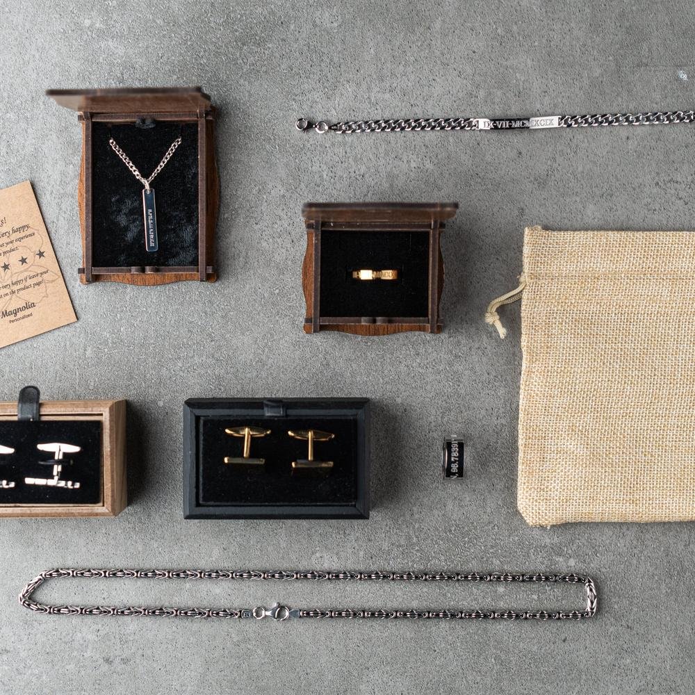 Signature Personalized Men's Bar Necklace