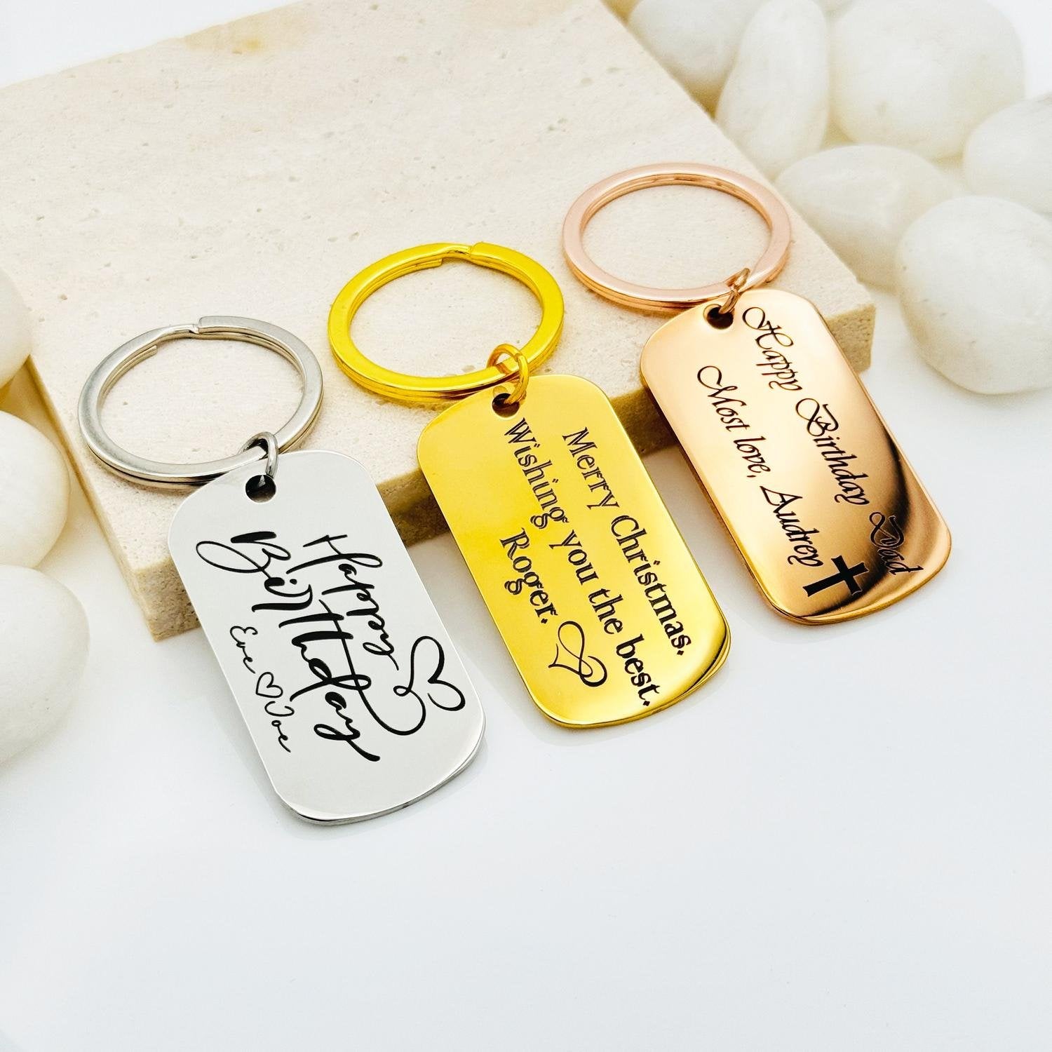 Artisan Signature Handwriting Keychain
