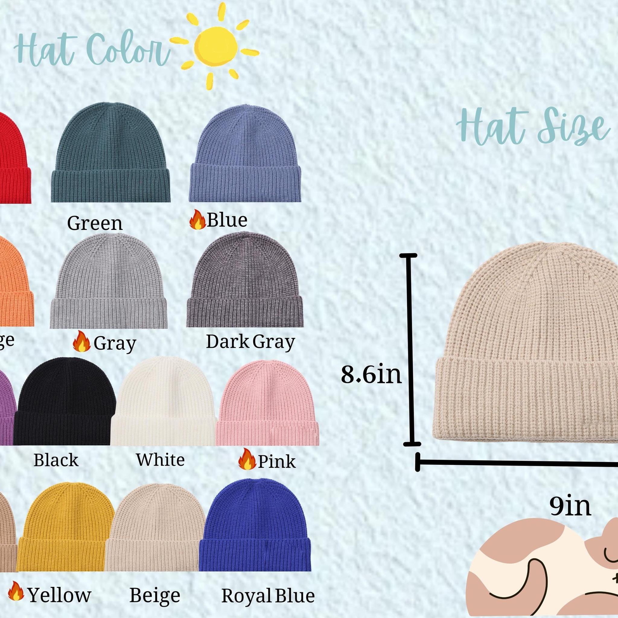 Artisanal Personalized Baby Beanie Crochet Hat