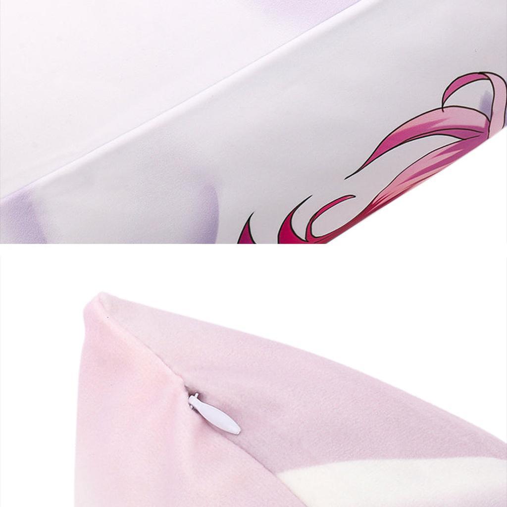 Anime Pillowcase Zipper Closeup Detail