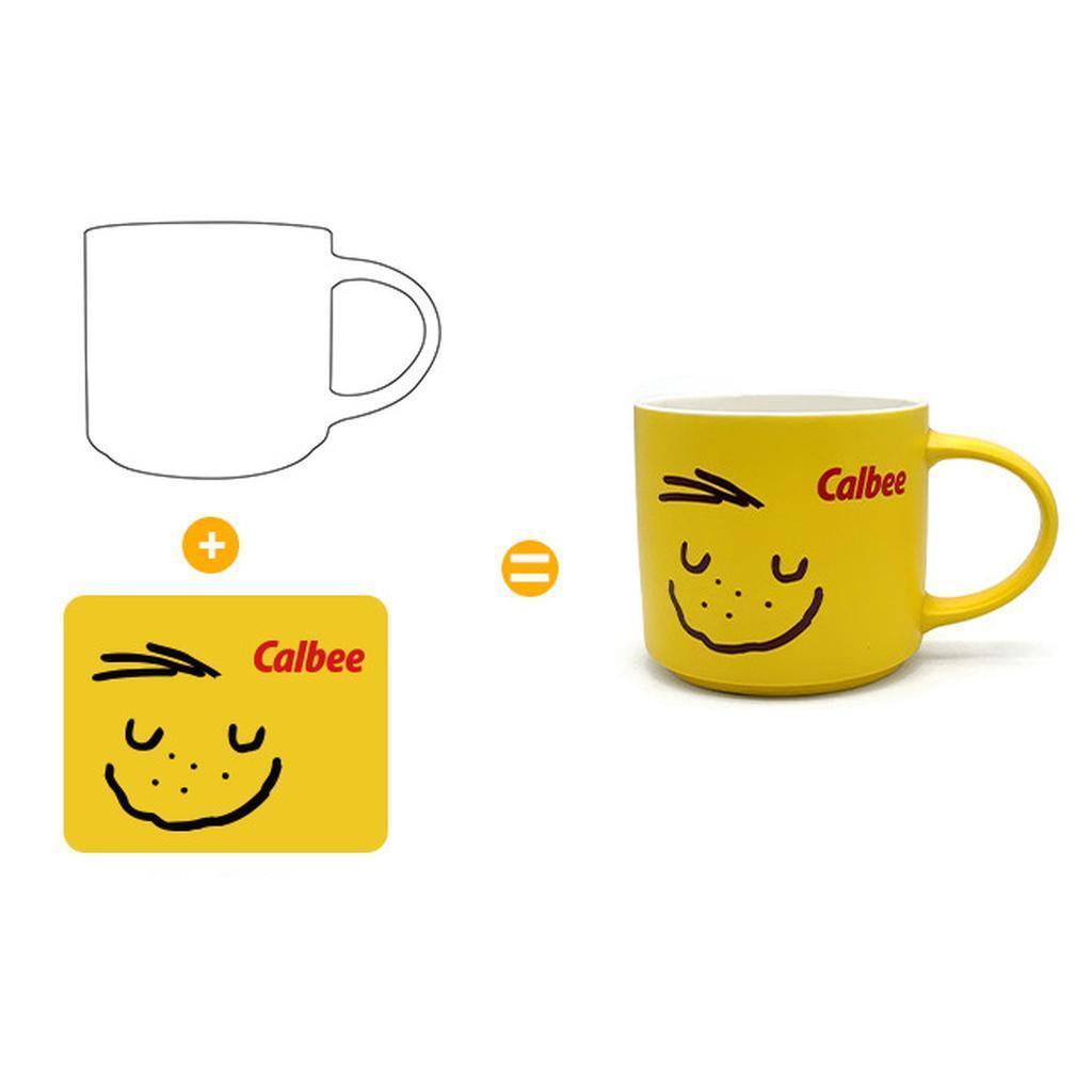 Calbee Yellow Mug Customization Design