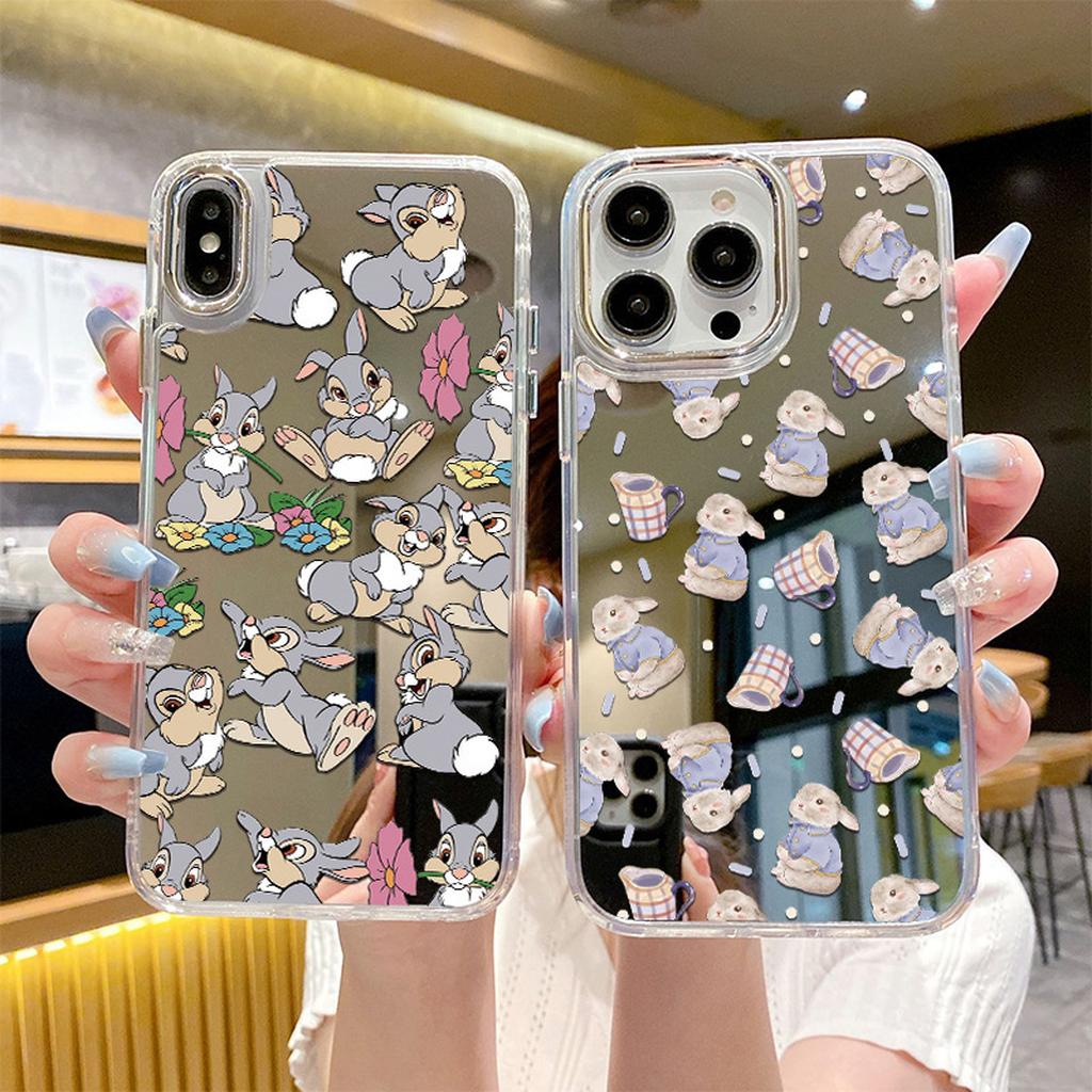 Cute Bunny Mirror Phone Cases Designs