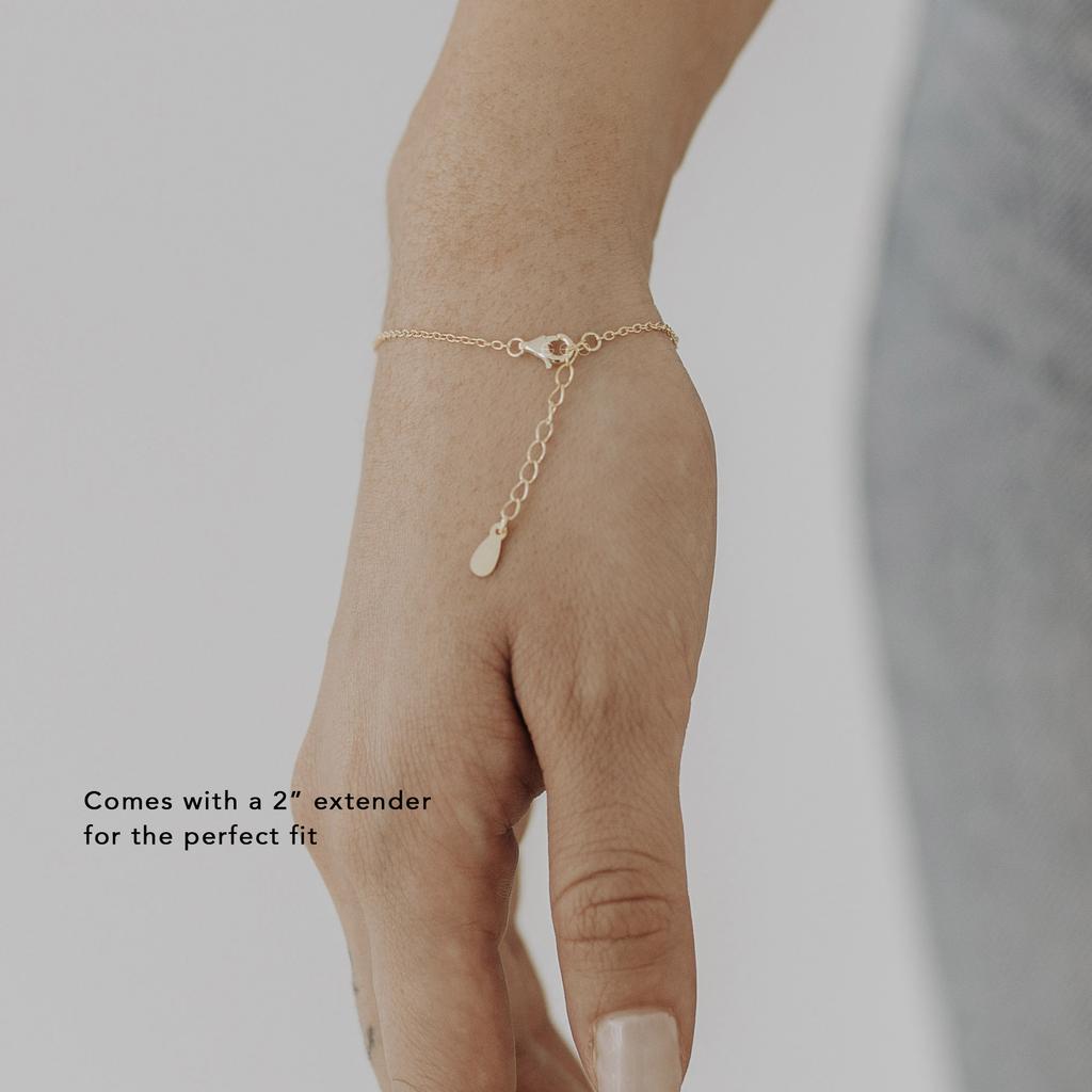 Gold Bracelet 2 Inch Extender Adjustable Fit