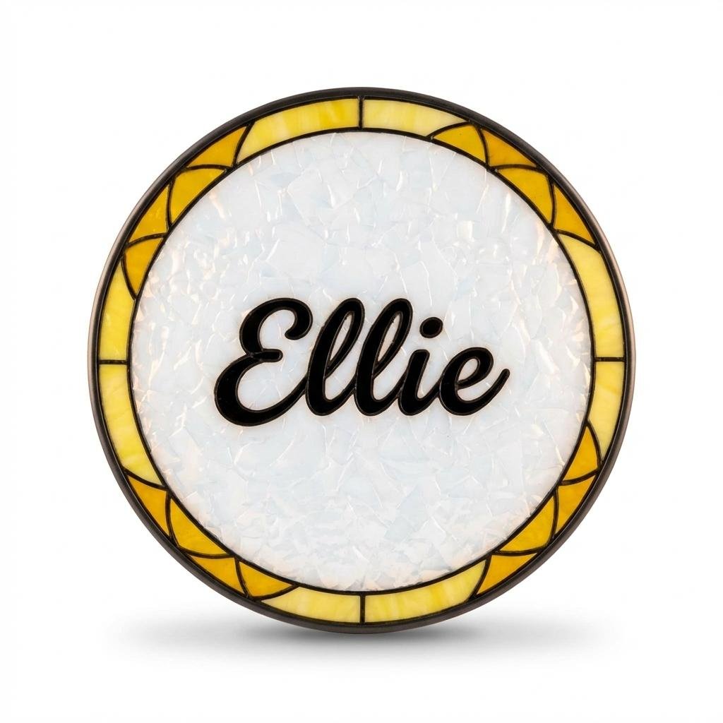 Custom Pet Portrait Stained Glass Suncatcher Memorial Gift