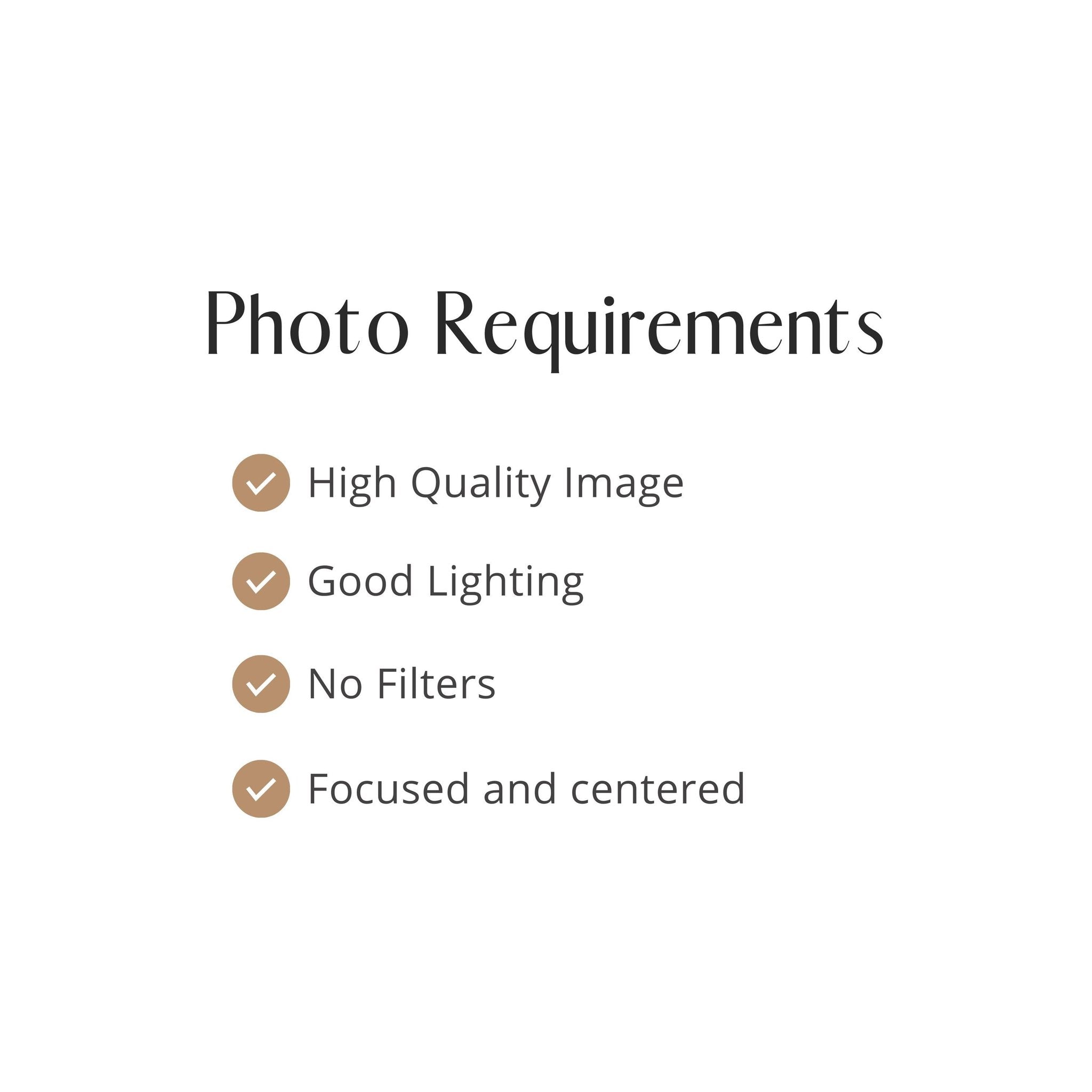 Heirloom Portrait Custom Photo Keychain