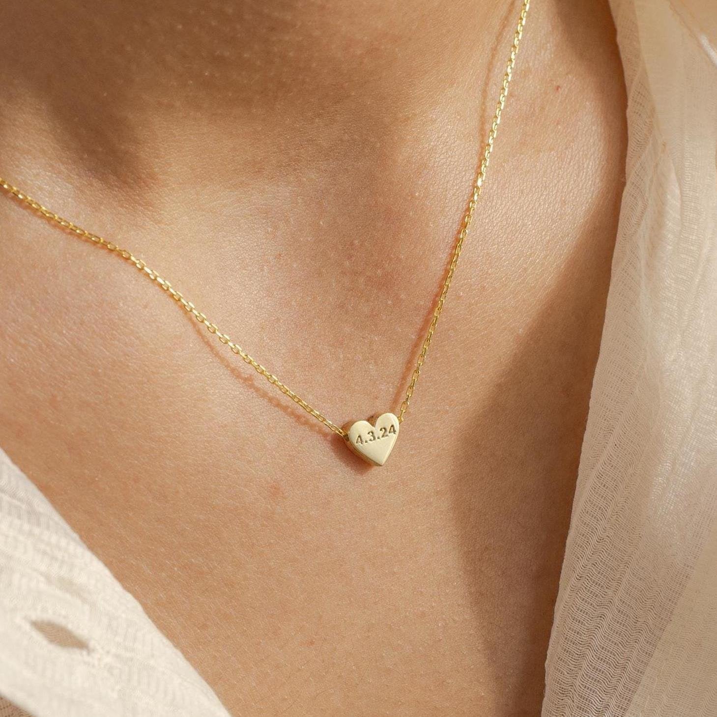 Timeless Personalized Heart Necklace