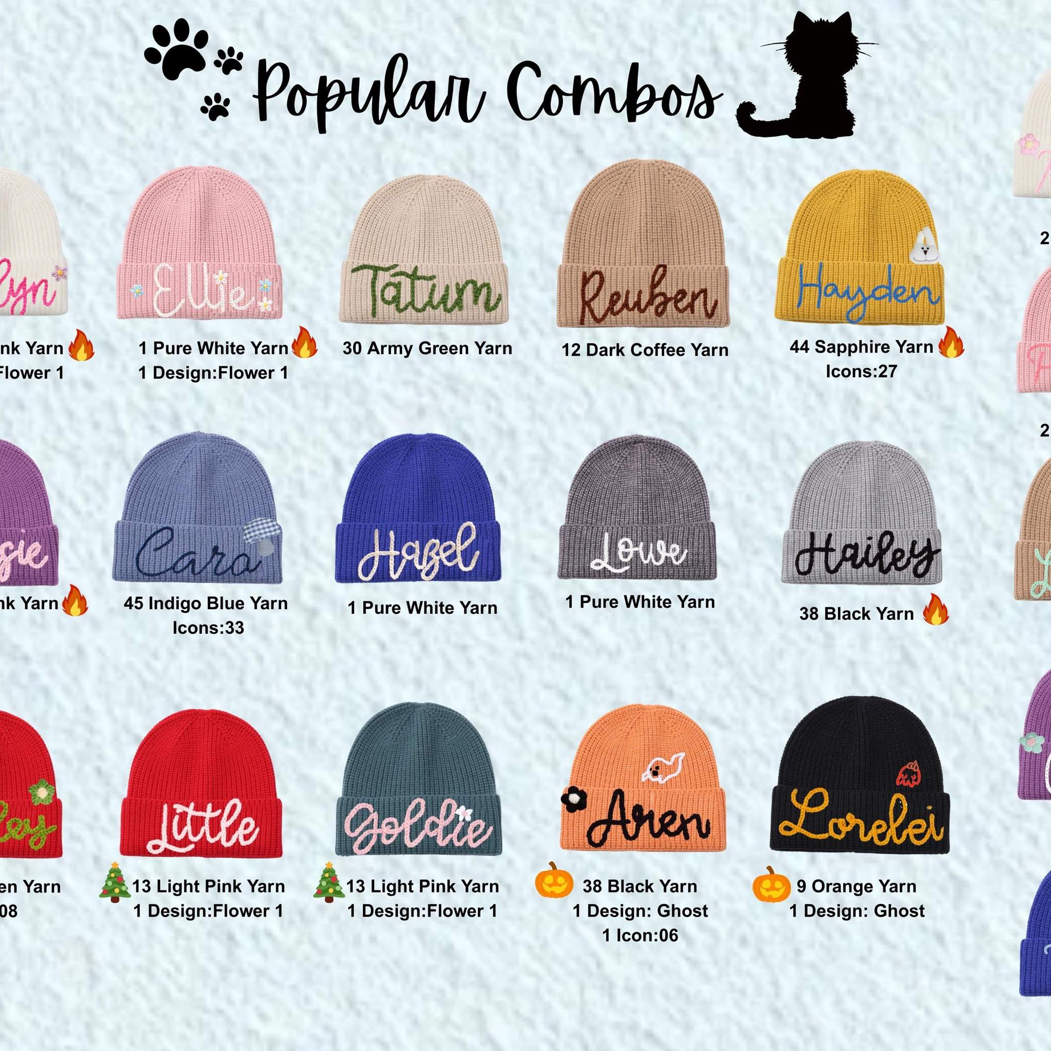 Signature Artisanal Personalized Baby Beanie