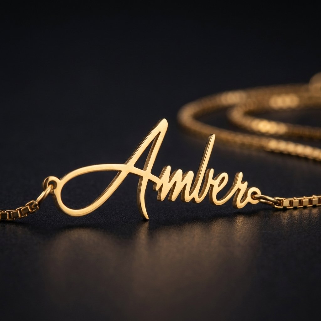 Dainty Custom Script Name Necklace | Personalized Jewelry