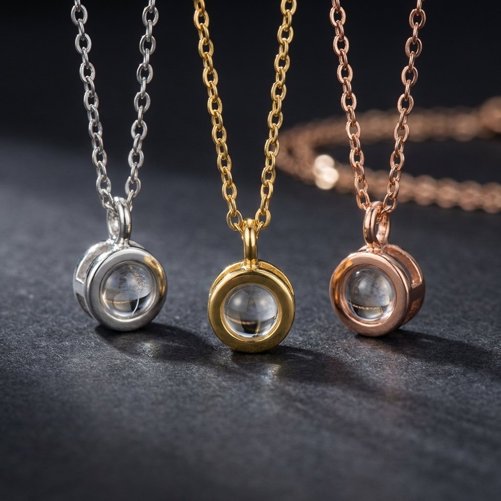 Eternal Moment Photo Projection Necklace | iMade4U