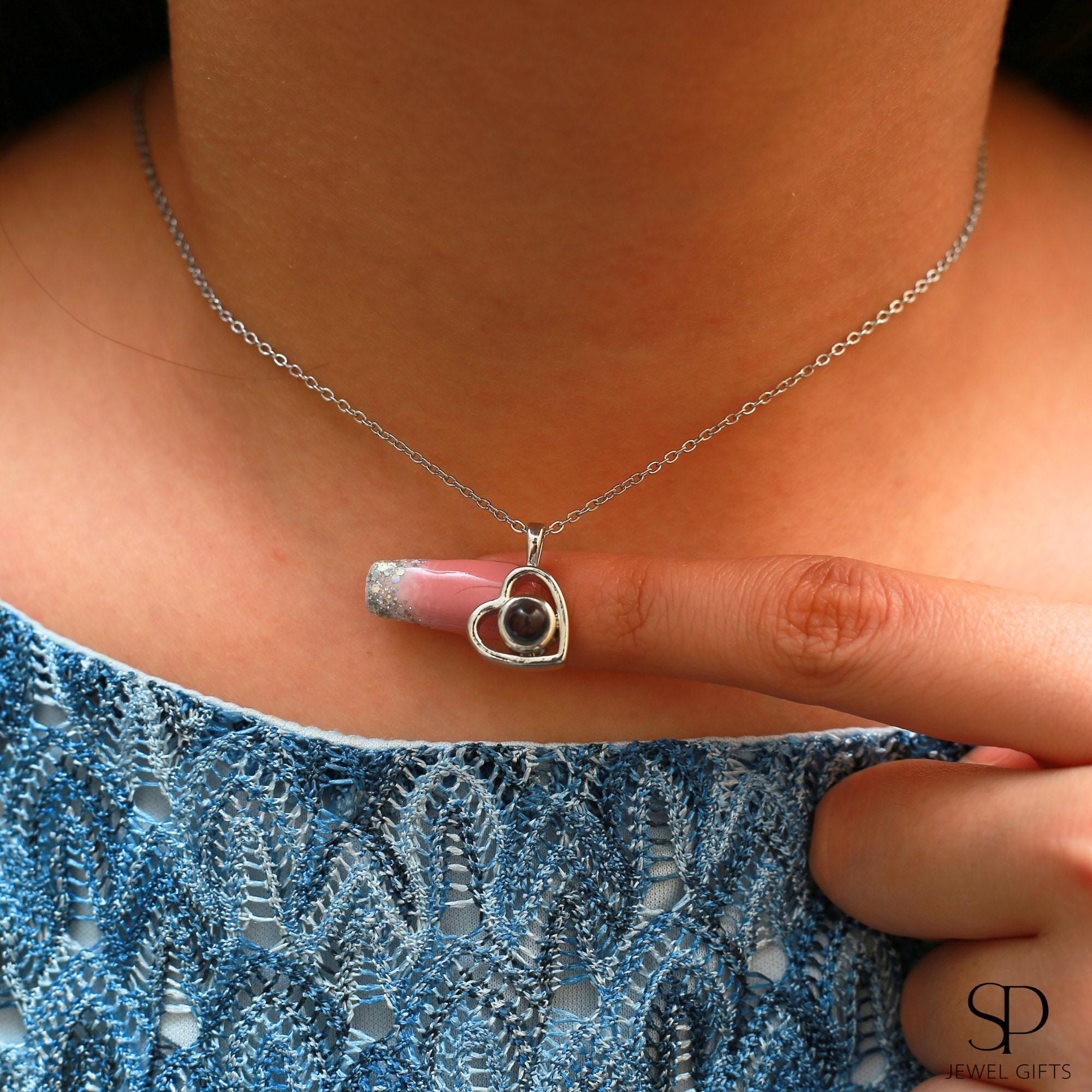 Bespoke Amora Heart Projection Necklace