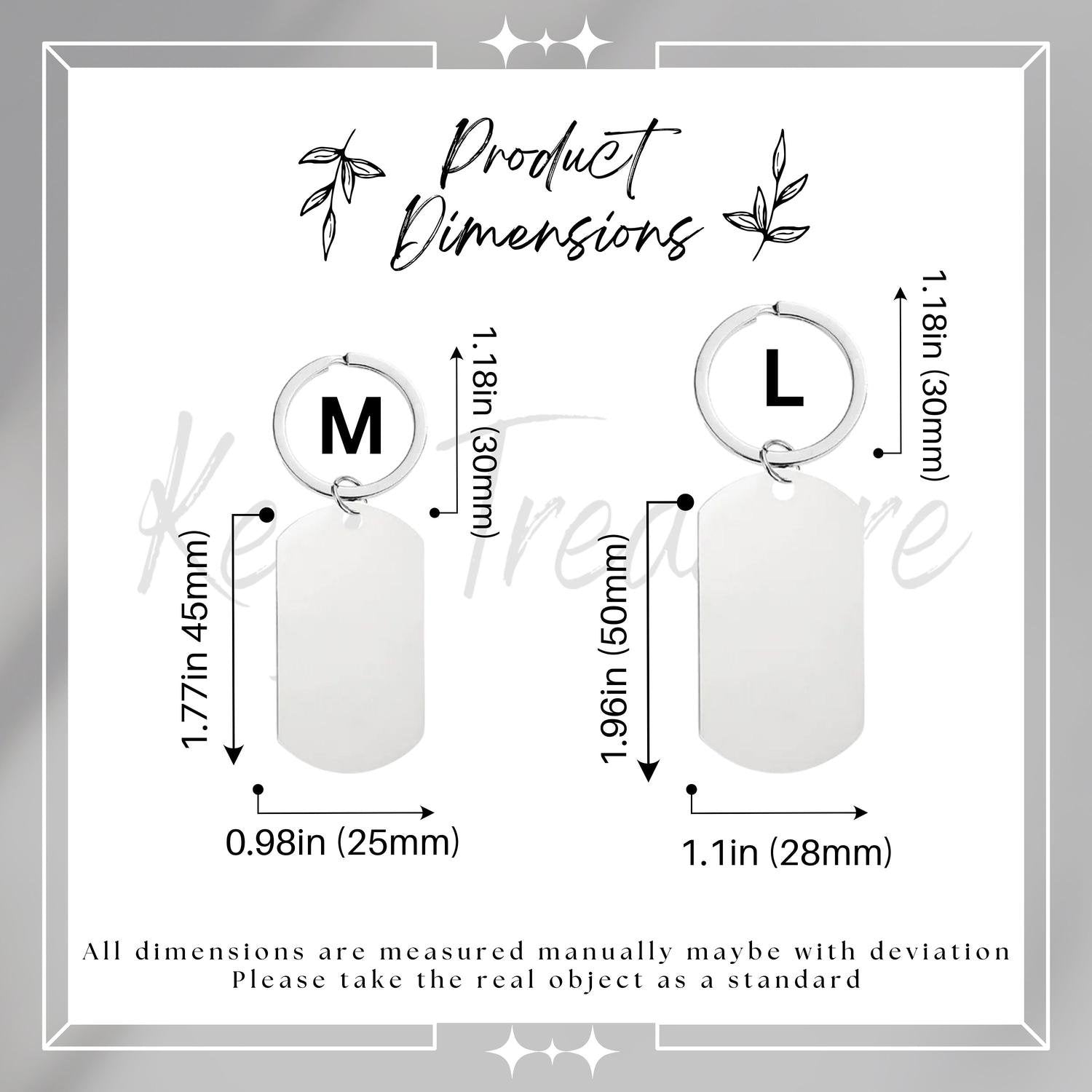 Artisan Signature Handwriting Keychain