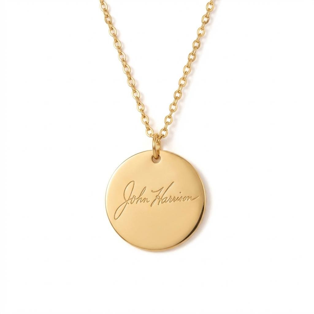 Personalized Handwriting Necklace | Custom Memorial Jewelry