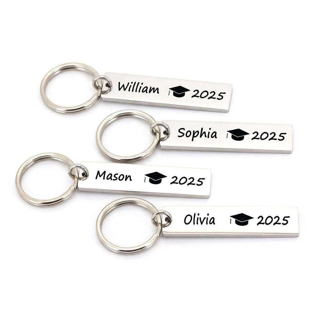 Personalized Class of 2025 Graduation Keychain Gift
