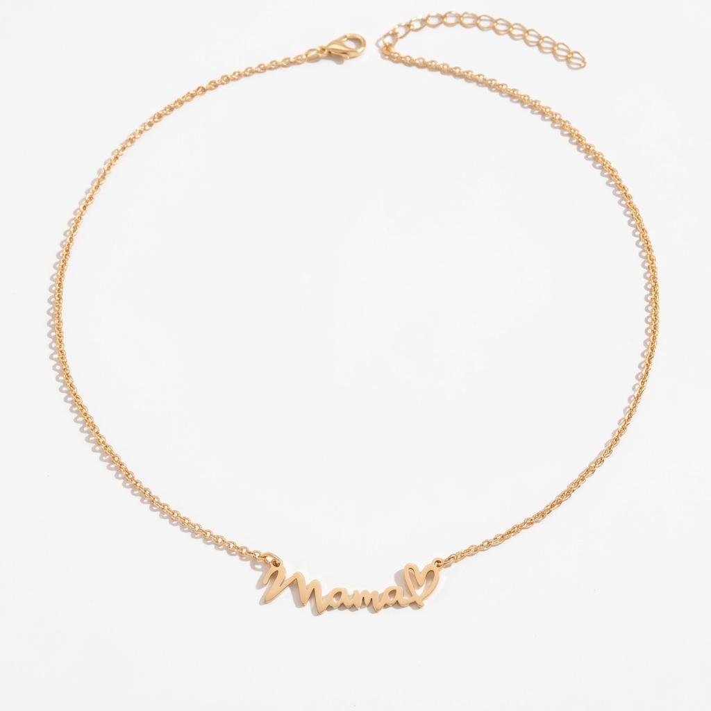 Personalized Name Necklace - Custom Dainty Gold Nameplate