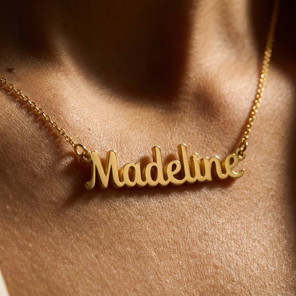 Personalized 18K Gold Plated Custom Name Necklace