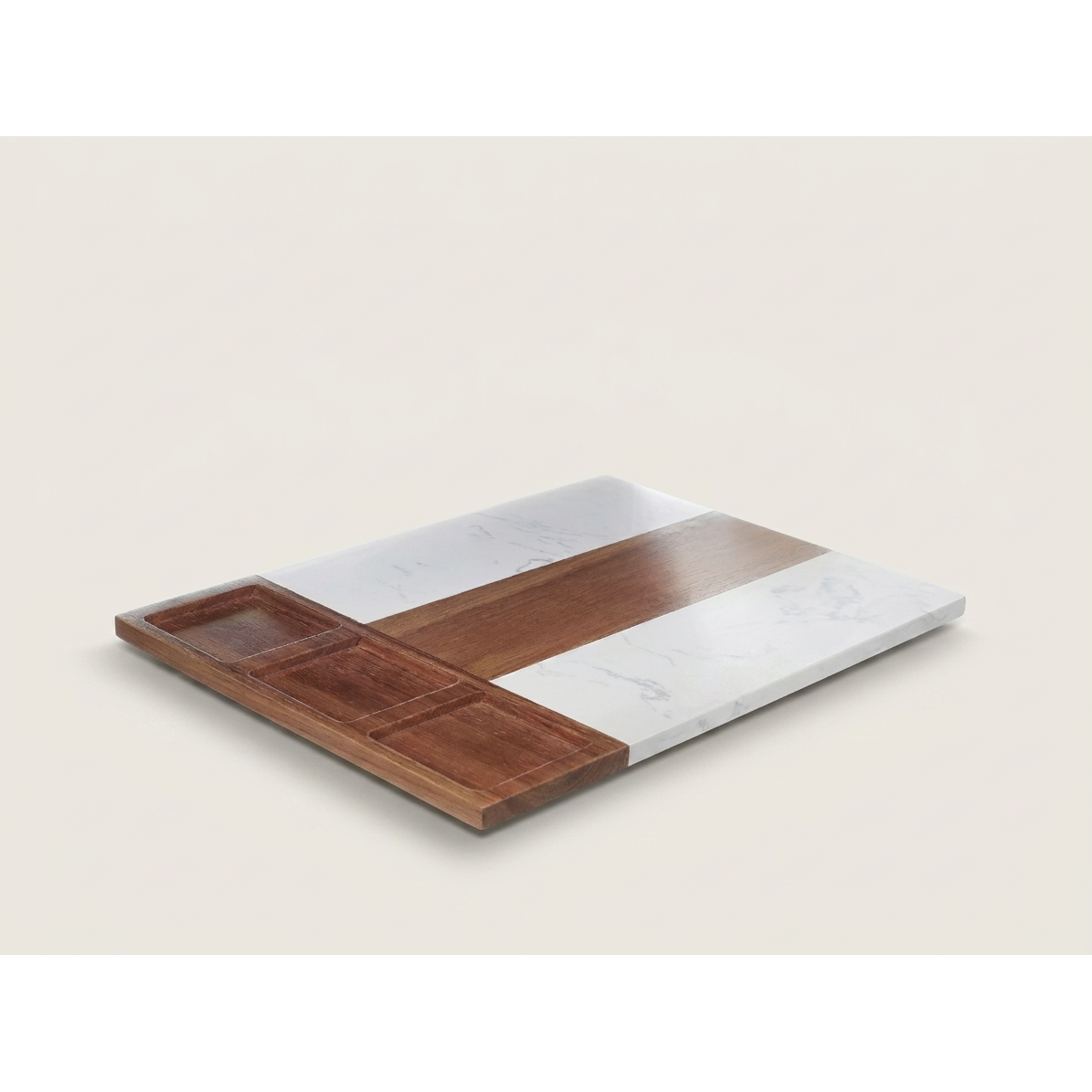 Personalized Acacia & Stone Charcuterie Board Set