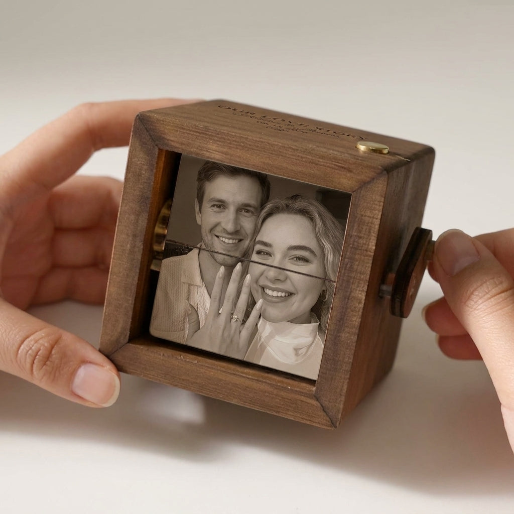 Custom Photo Flipbook Animation Box with Keepsake Light