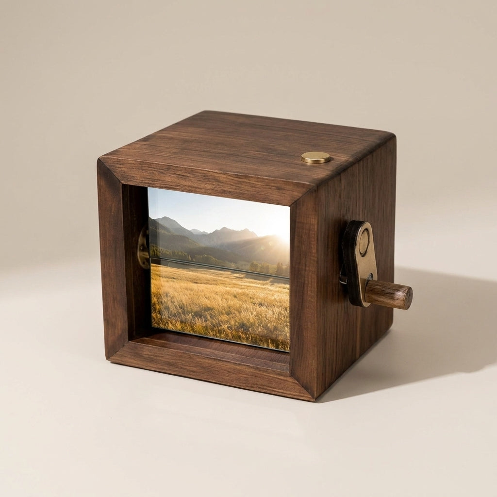 Custom Photo Flipbook Animation Box with Keepsake Light