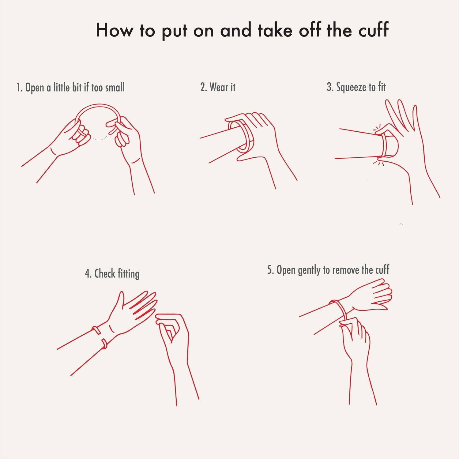 Bespoke Narrative Personalized Gold Cuff