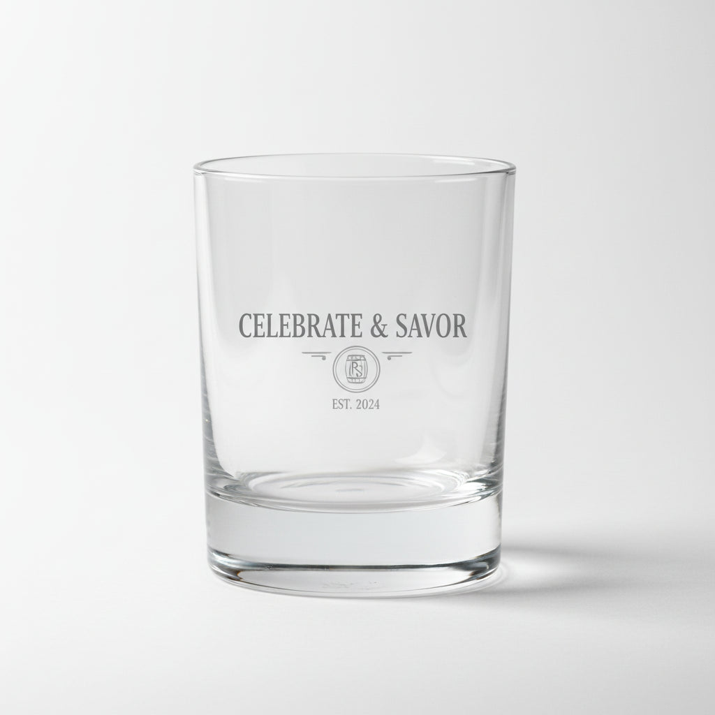 Custom whiskey glass engraved keepsake