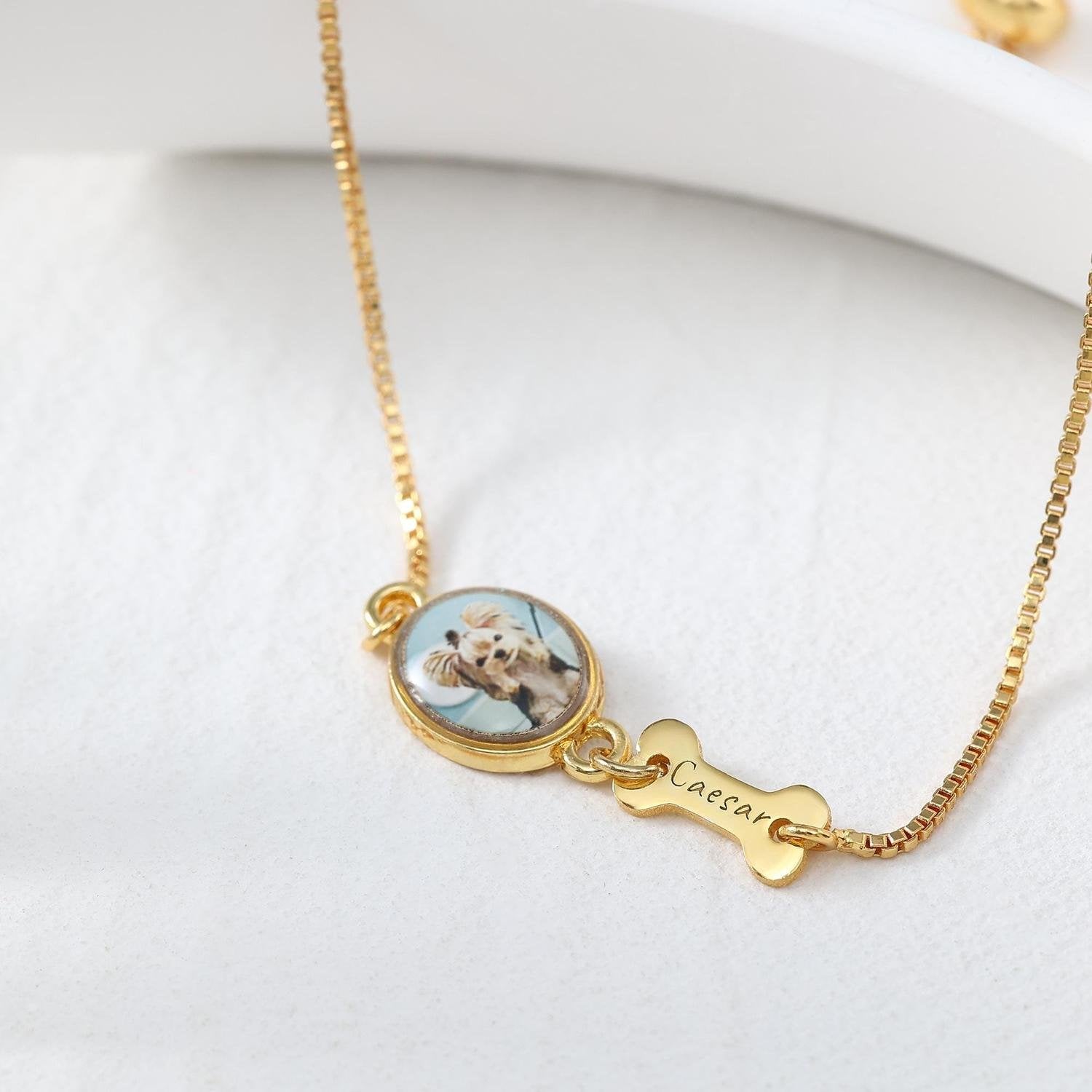 Bespoke Custom Pet Portrait Bracelet