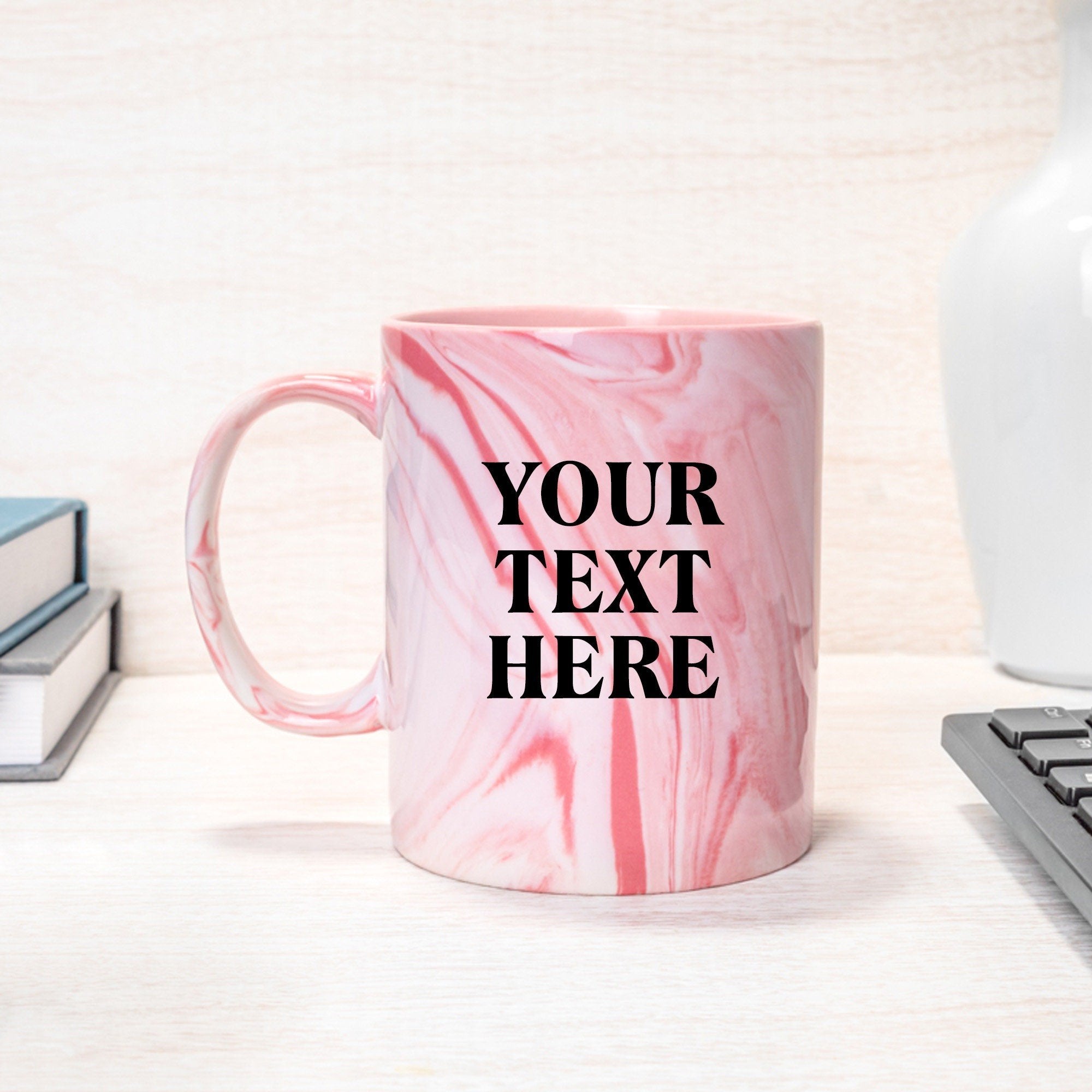 Artisan Personalized Marble Mug
