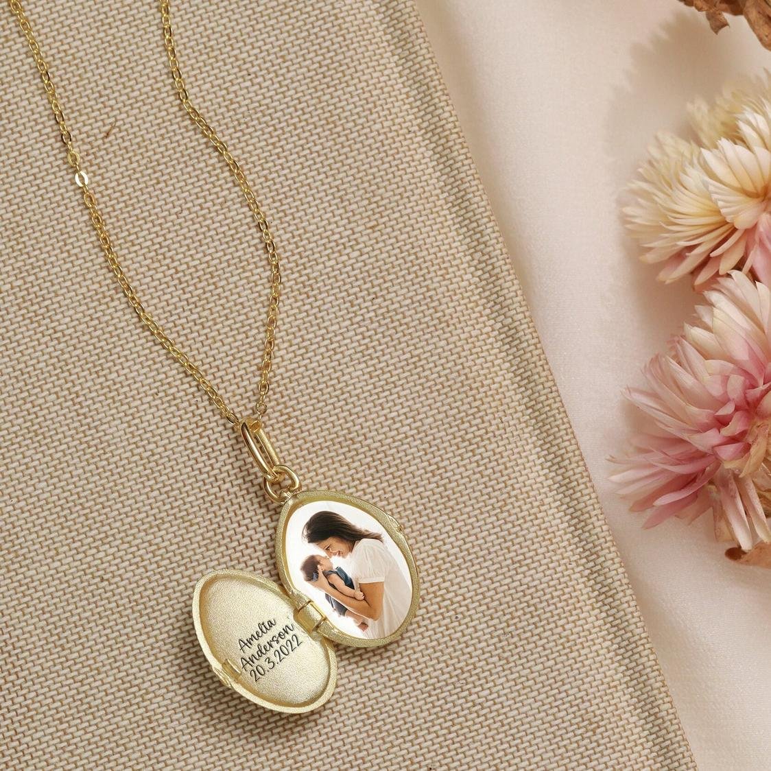 Timeless Personalized Birth Flower Locket