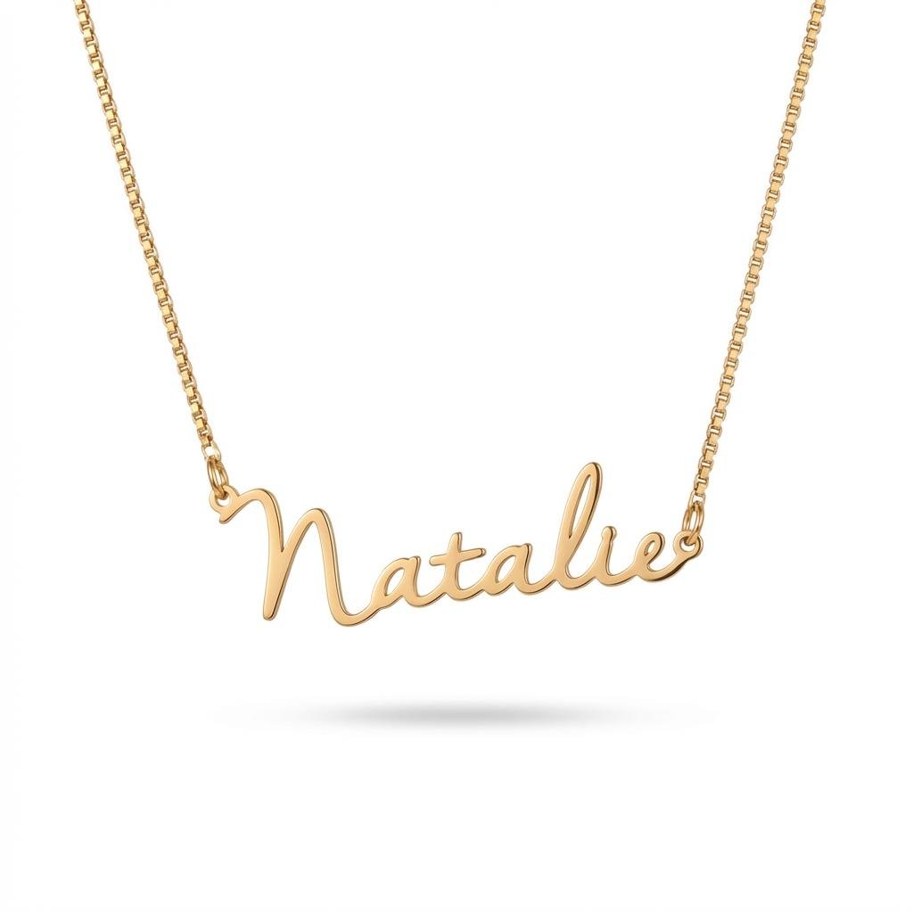 Dainty Custom Script Name Necklace | Personalized Jewelry